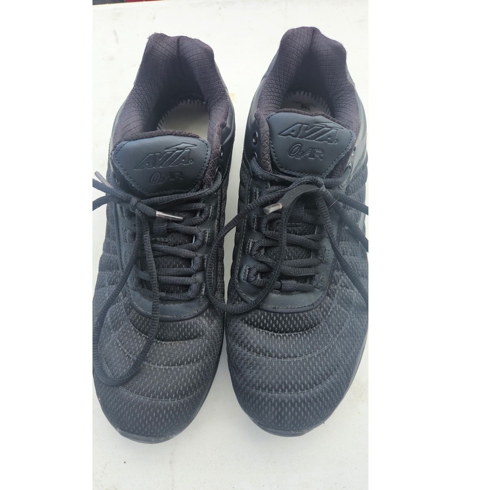 Avia Mens Oar Sneakers Size 11 Black Mesh Athletic Running Shoes MNAV22ES230